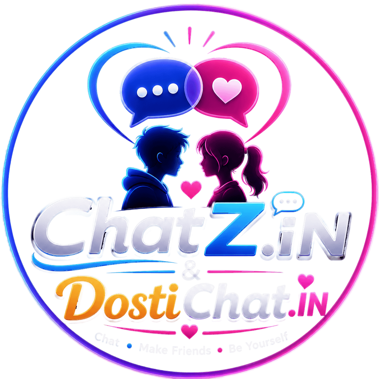 ChatZ.in and DostiChat.in logo